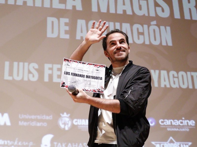 Luis Fernando Jiménez Mayagoitia cuenta su camino en el cine en Festival Eat My Shorts