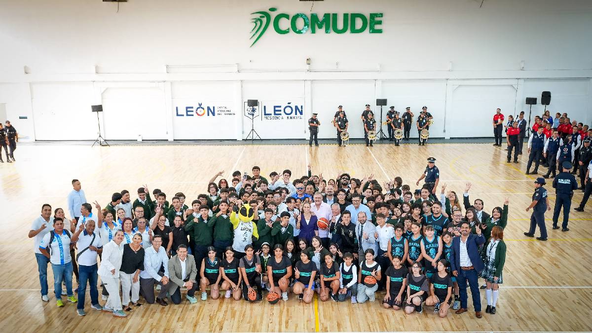 Auditorio Arturo “Mano Santa” Guerrero renace en León con nueva infraestructura deportiva - Foto: Comude León.
