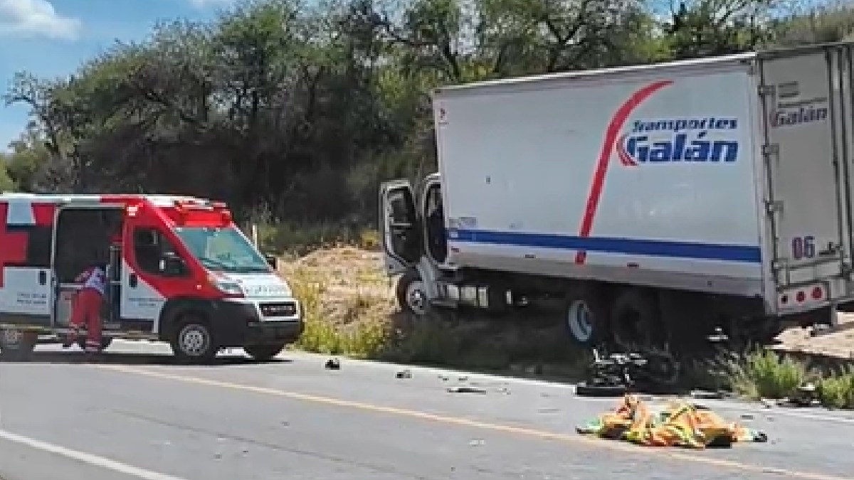 muere motociclista accidente en Dolores Hidalgo