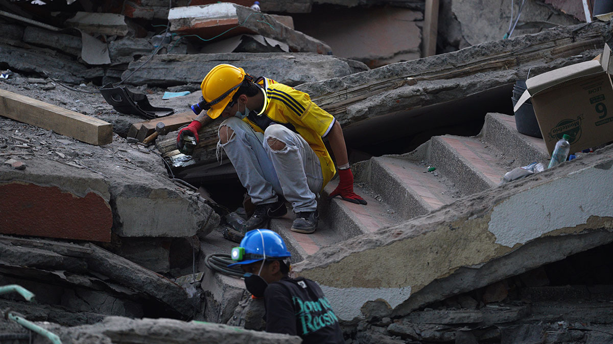 sismo Colombia rescate