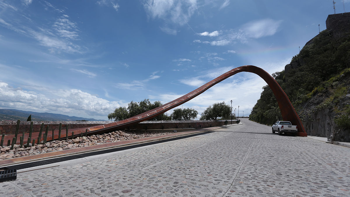 Cristo Rey arco bienvenida