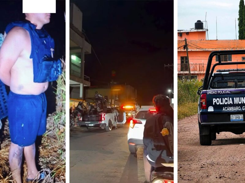 Detienen a guardia nacional de Yuriria que robó patrulla y disparó contra policías en Acámbaro