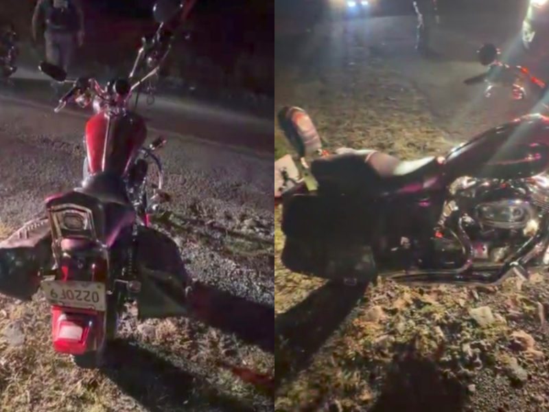 Derrapan en moto y muere mujer en carretera Guanajuato-Juventino Rosas