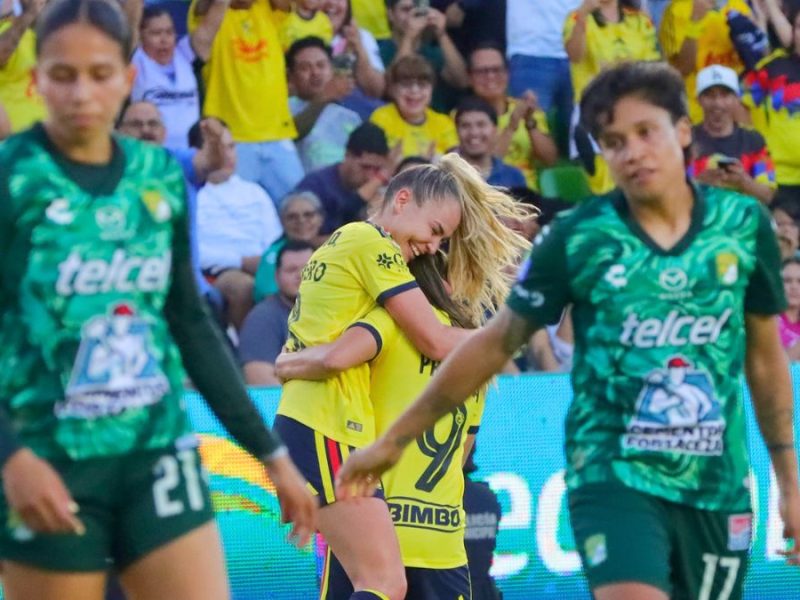 ¡Como locales en León! El América Femenil aplasta 5-0 al Club León Femenil