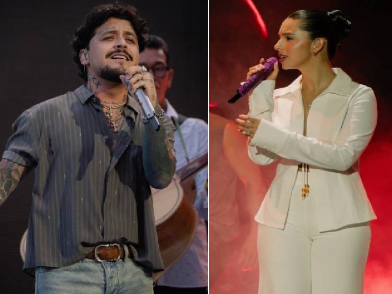 Ángela Aguilar reaparece muy romántica junto a Nodal desde ensayos de Premios Juventud 2026