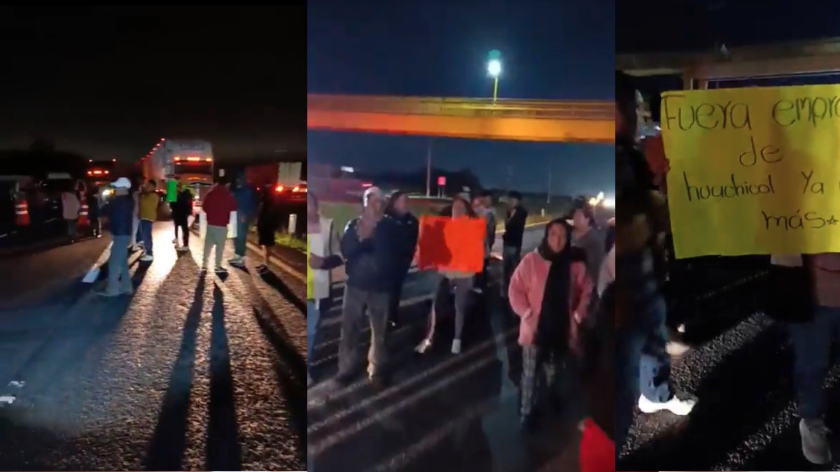 Bloqueo carretera Iturbide planta combustible