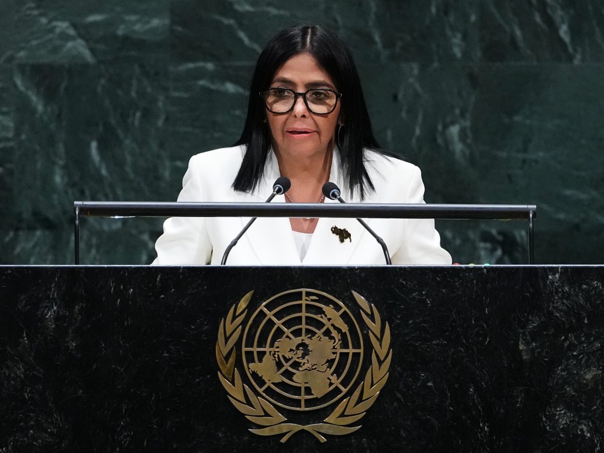 Delcy Rodríguez promete elecciones en Venezuela durante su discurso ante la ONU