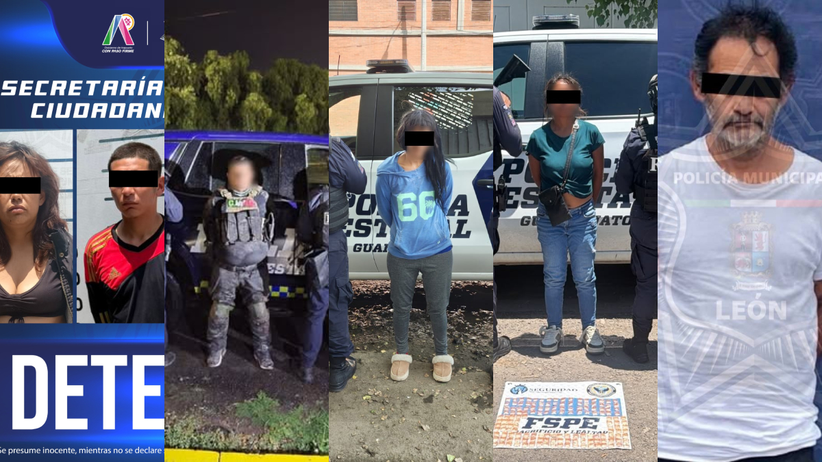 Detenidos en Gto