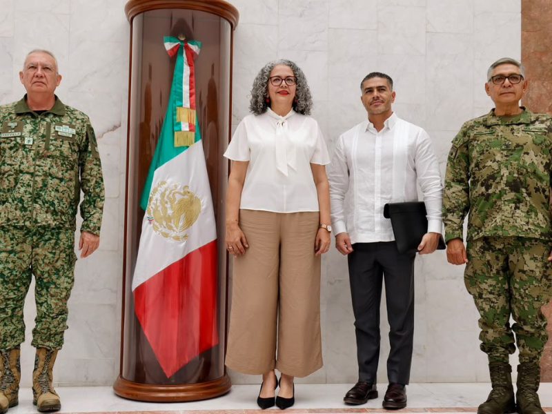 Gabinete de Seguridad se reúne con Gobernadora de Sinaloa tras secuestro de empresario