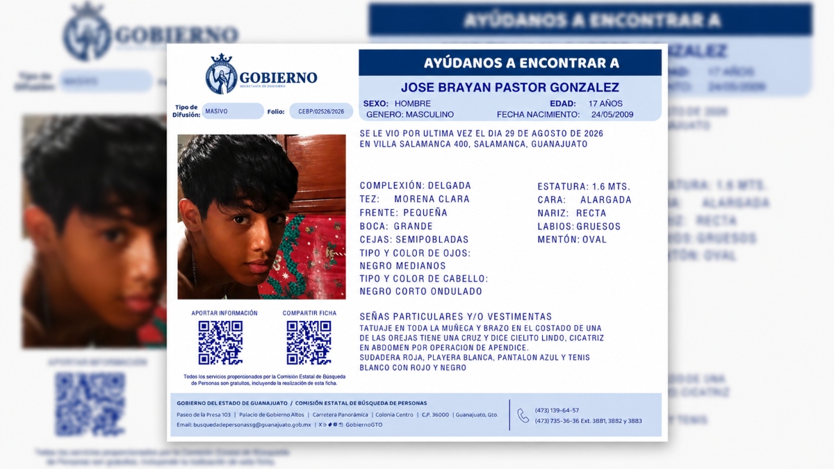 José Brayan Pastor González Salamanca