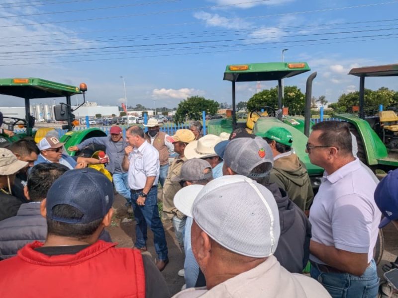 Manifestación campesina en Guanajuato: Dialogan para evitar bloqueos carreteros