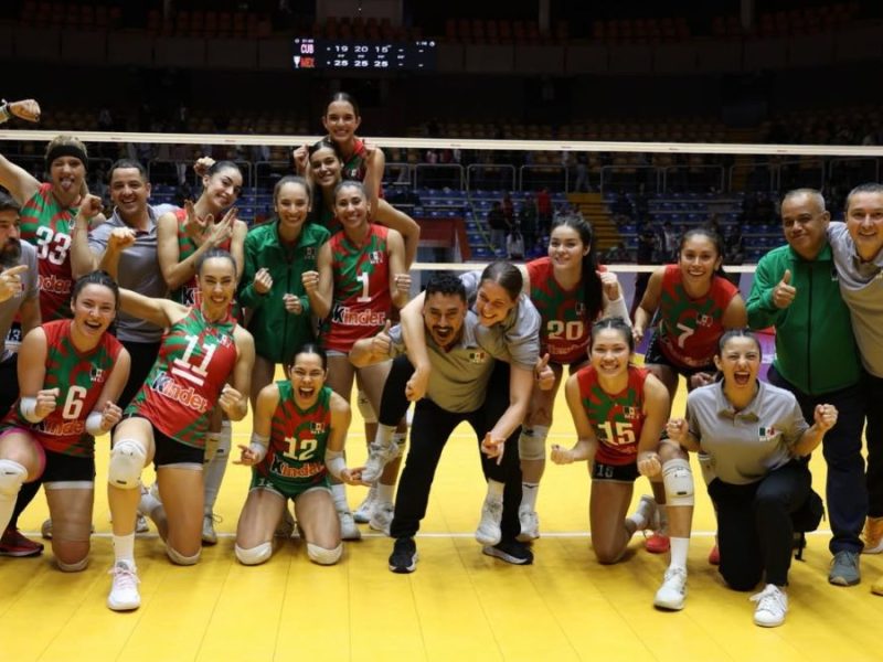 México se medirá a República Dominicana en las semifinales de la Copa Panamericana de Voleibol Femenil