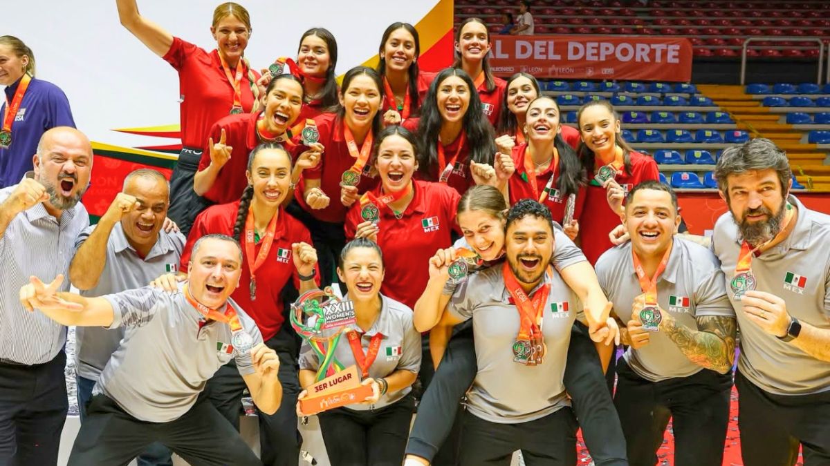 México ganó bronce en la Copa Panamericana de Voleibol femenil 2026. Comude León.
