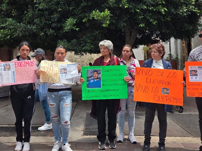 Sospecha familia que Miguel González está en Semefo; Fiscalía rechaza tener el cuerpo