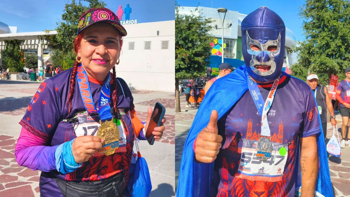 Mucho color en el Maratón León 2026. Ituriel Pérez.