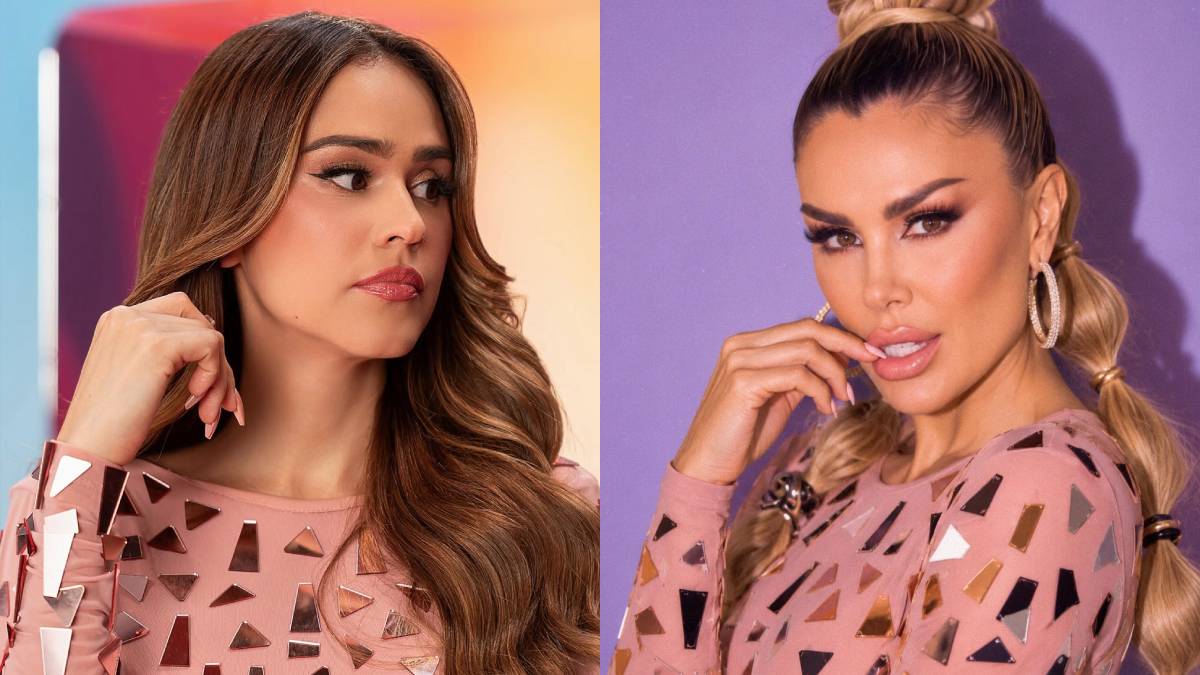 Yanet García y Ninel Conde usan el mismo vestido de espejos