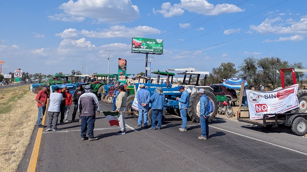 Productores bloqueos Guanajuato