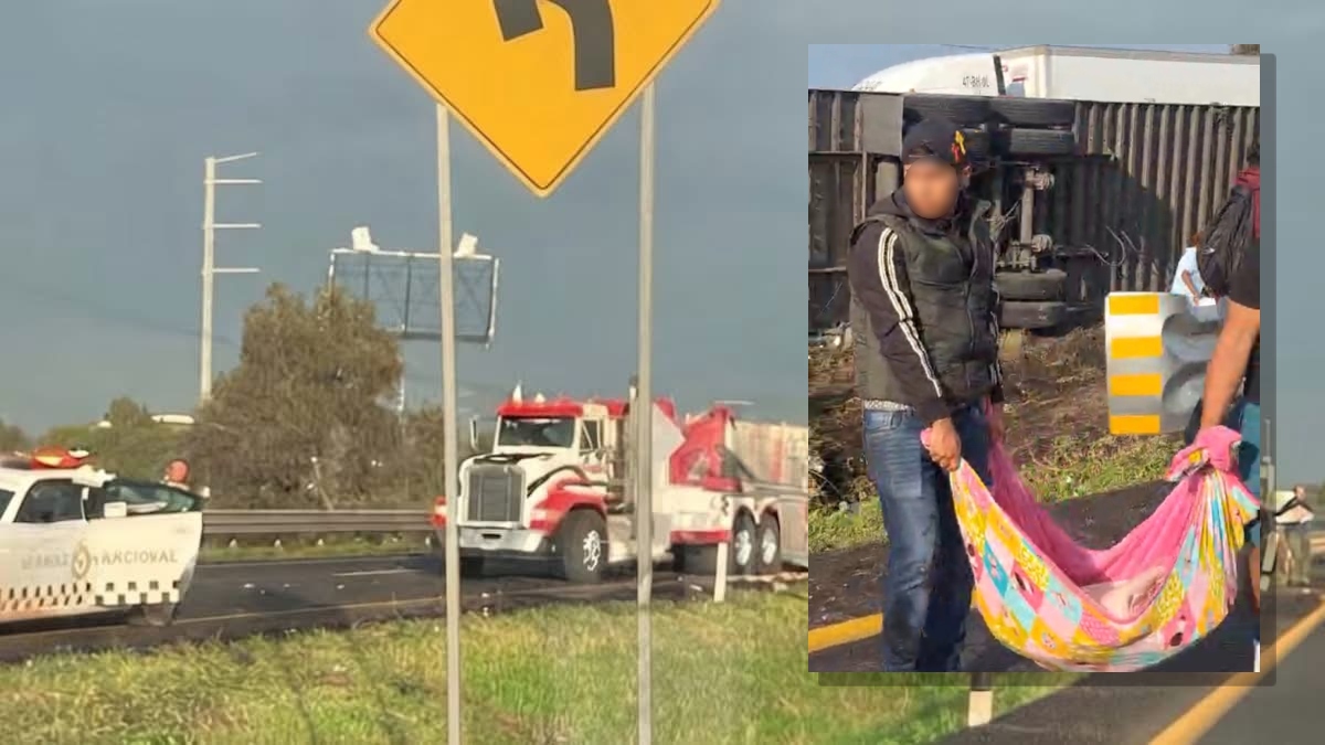 Rapiña autopista Celaya-Querétaro