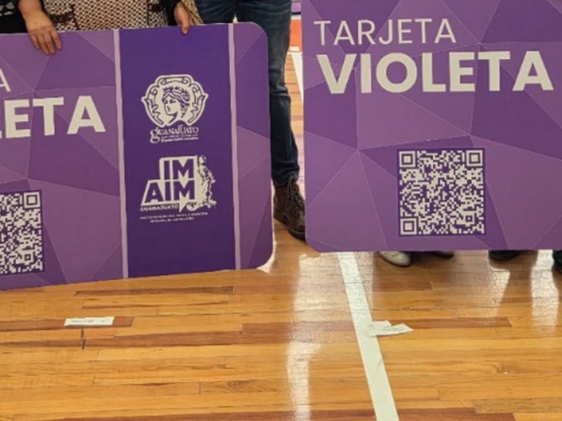 Publican beneficiarias de Tarjeta Violeta; apoyo será de 2 mil pesos en Guanajuato