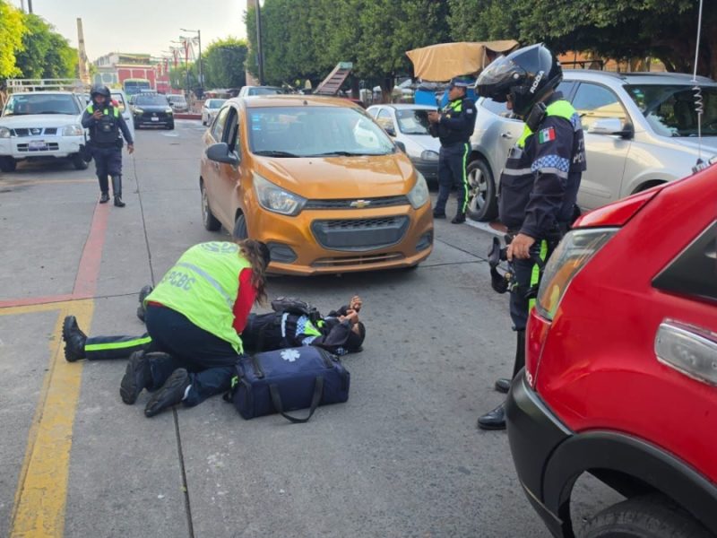 Detienen a mujer por atropello de agente de Tránsito en Celaya; van 3 casos en últimos meses
