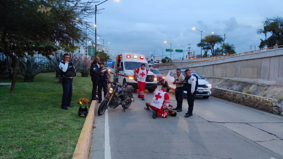 accidente motociclistas Malecón del Río