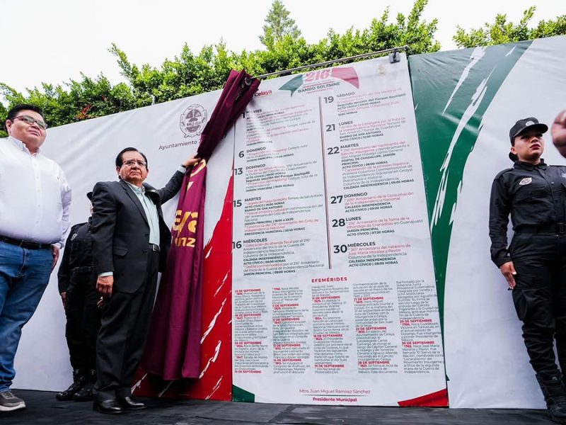 Sin artistas de renombre: Celaya prepara Fiestas Patrias con 400 mil pesos de gasto