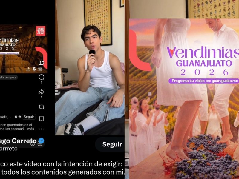 Diego Carreto denuncia que clonaron su voz con IA para spot de Vendimias Guanajuato