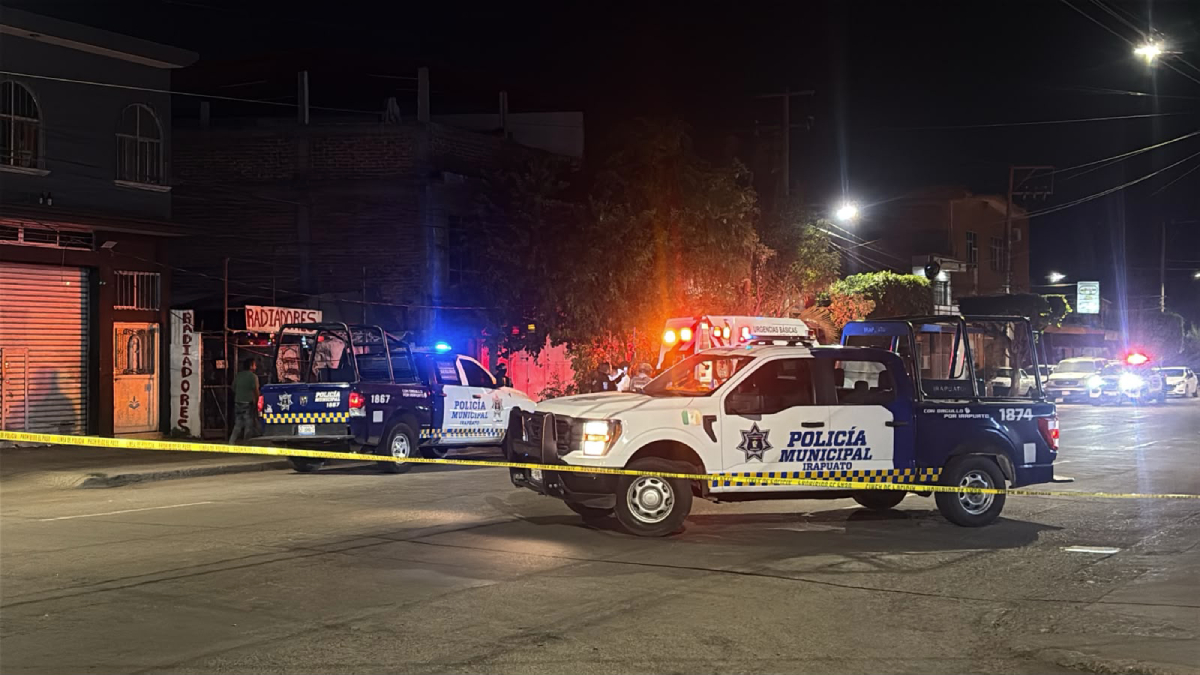 Balean a hombre en Irapuato durante la madrugada