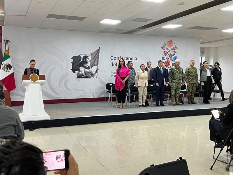 Sheinbaum y Libia Dennise destacan coordinación por la seguridad en Guanajuato
