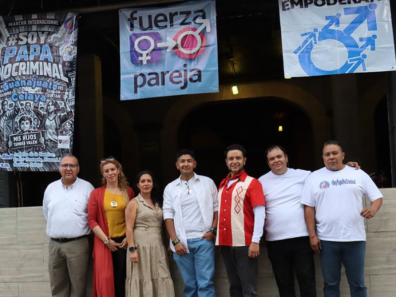 #SomosPadresNoCriminales: Protestan en León por disputas de custodia familiar