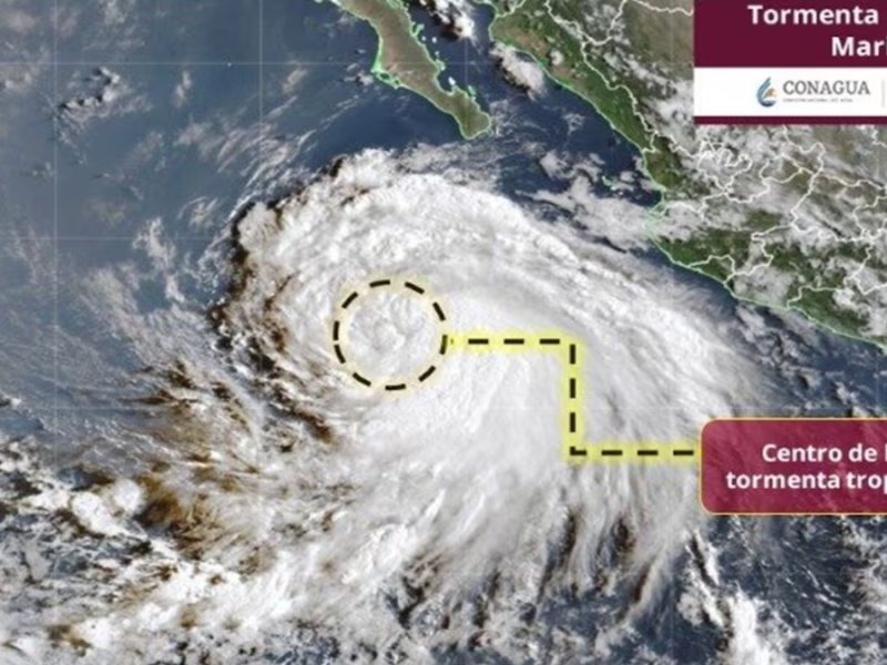 Tormenta tropical Marie podría convertirse en huracán y traer lluvia a todo México