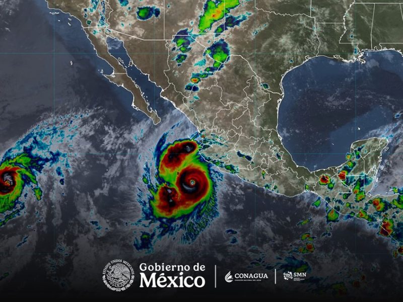 Huracán Polo se intensifica a categoría 5 frente a Jalisco; alertan por lluvias fuertes