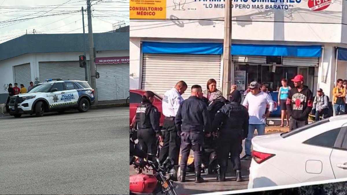 mujer policía herida con machete en Irapuato