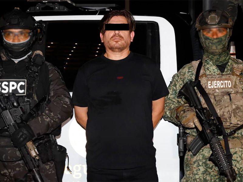 Detienen en Mazatlán a ‘El Peli’, presunto operador financiero de ‘Los Chapitos’