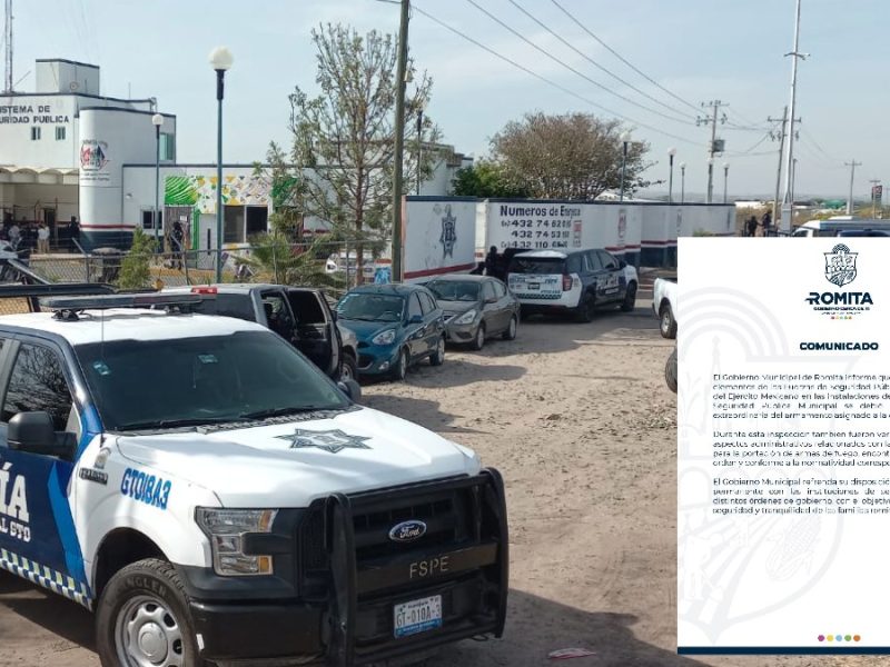 Desmiente Alcalde de Romita operativo contra la Policía; confirman revisión de armas