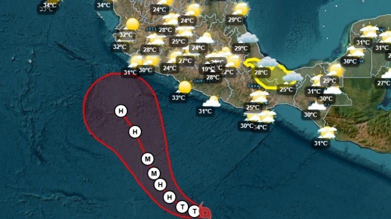 Huracán Vance provocará lluvias intensas en el Pacífico