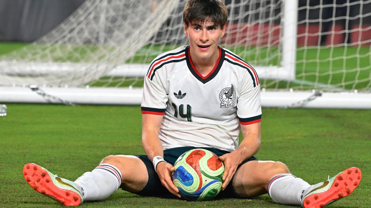 Armando González tras fallar una oportunidad en el México Vs Chile. MexSport.