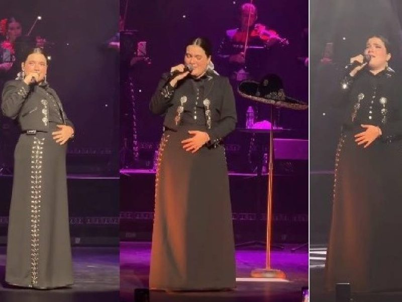 Camila Fernández anuncia en pleno escenario que espera a su segundo hijo