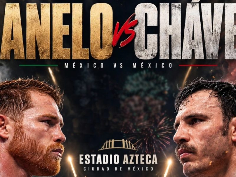 Omar Chávez reta a Canelo Álvarez a pelear en el Estadio Azteca
