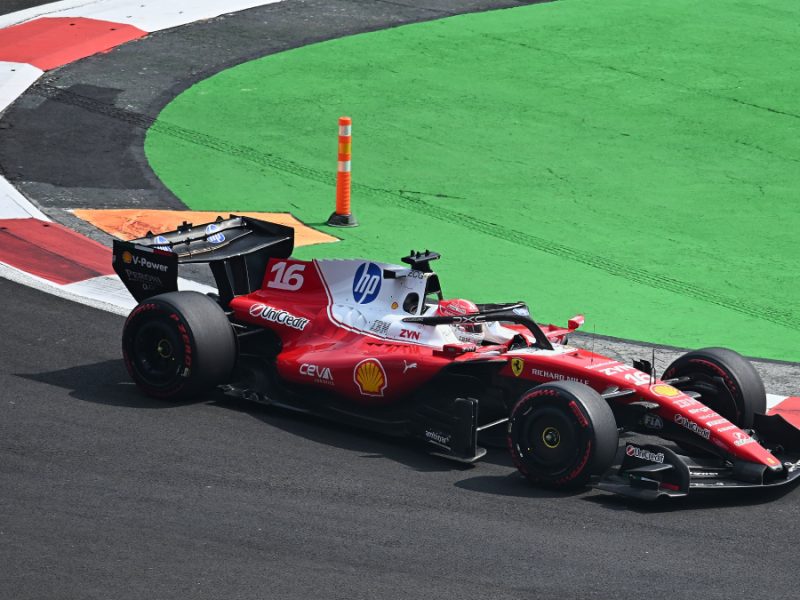 Charles Leclerc lidera en prácticas, previo al Gran Premio de la Ciudad de México 