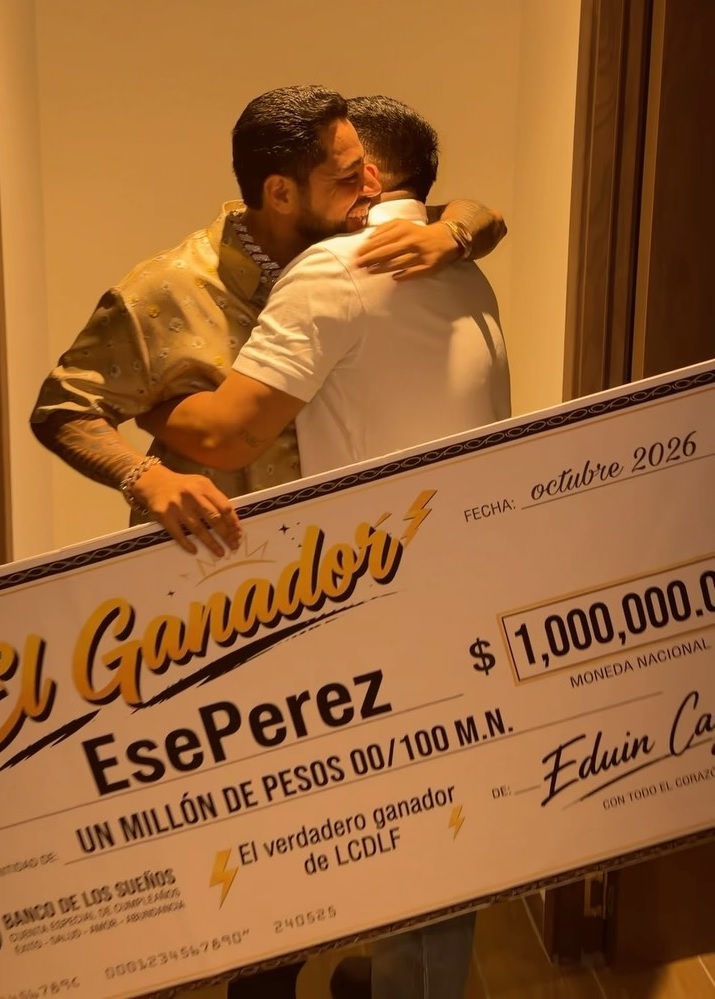 Eduin Caz regala un millón de pesos a Ese Pérez tras 'fraude ...