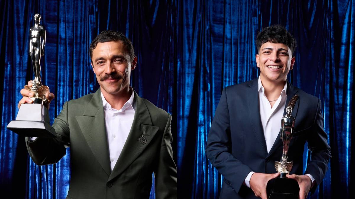 Ganadores de los premios ariel 2026 con sus estatuillas