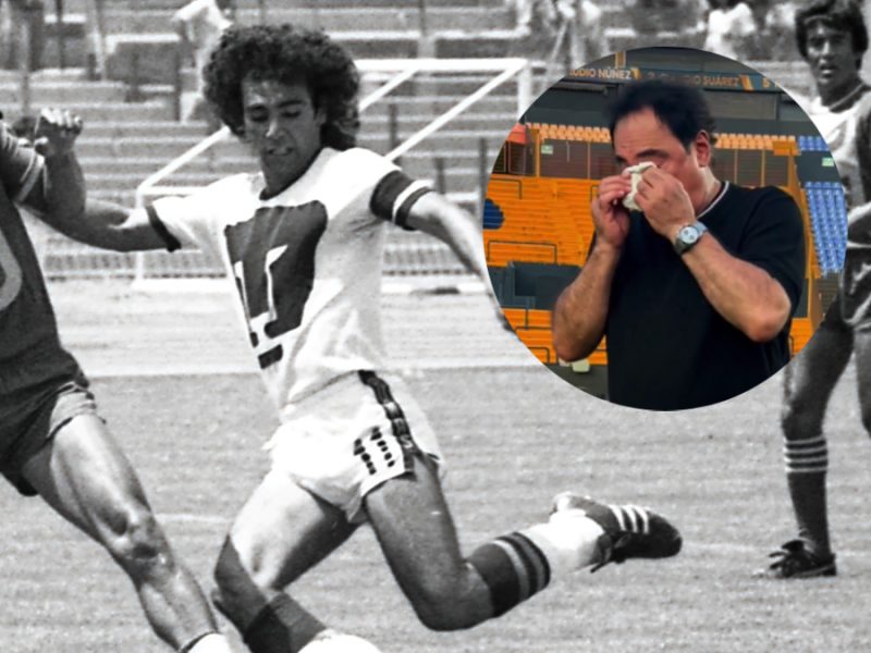 Hugo Sánchez, hasta las lágrimas por recordar su debut con Pumas hace 50 años