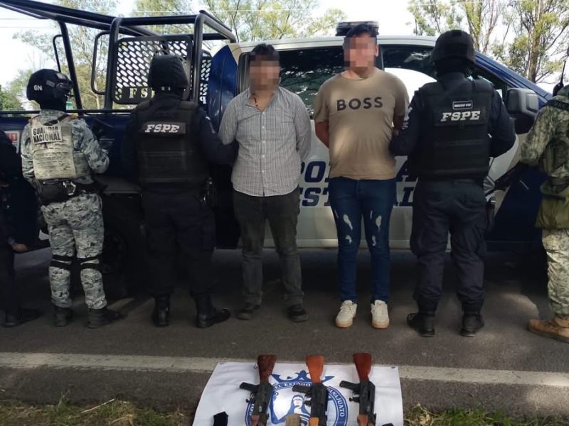 Caen 6 con arsenal y droga en Celaya, Villagrán, Huanímaro y Pénjamo