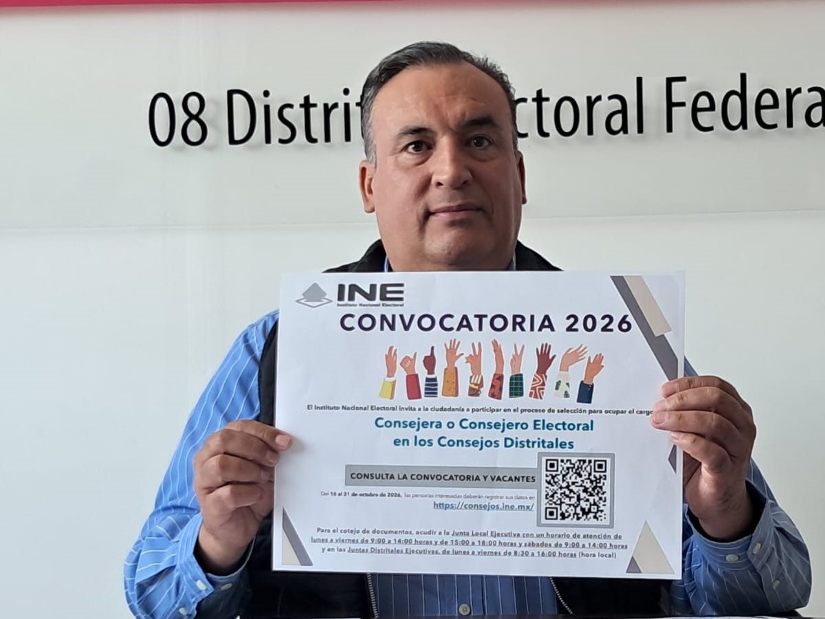 INE Salamanca abre registro para integrar el Consejo Distrital 08; hay seis vacantes