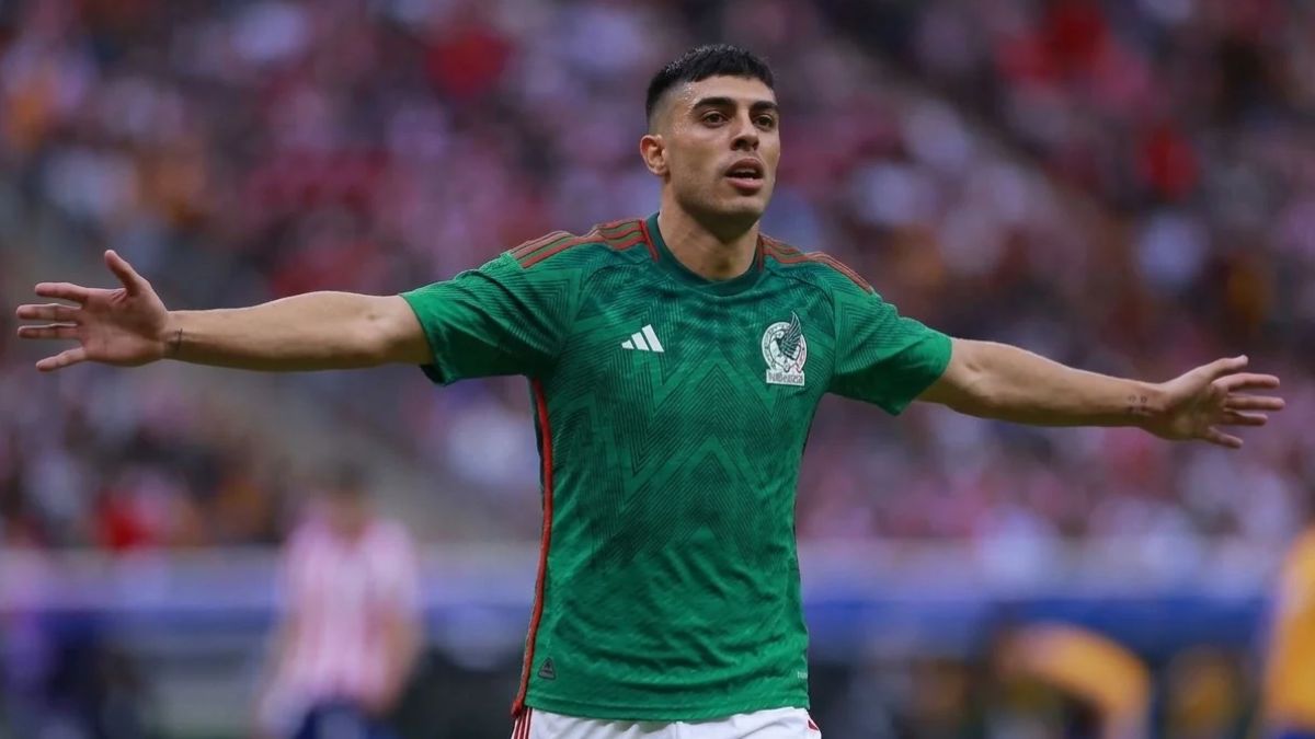 Juan Brunetta puede jugar con la Selección Mexicana. Imagen generada con IA.
