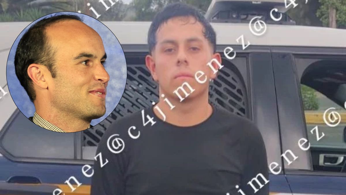 Landon Donovan Gallegos fue detenido en la CDMX. Carlos Jiménez.