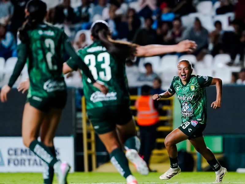 El Club León Femenil venció 2-0 al Atlante y rompe racha de dos partidos sin ganar y sin anotar gol