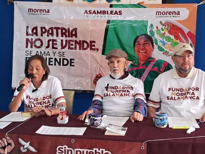 Fundadores de Morena en Salamanca respaldan a Alejandro Meneses para coordinación