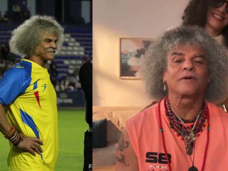 Carlos ‘Pibe’ Valderrama muestra drástico cambio de look 